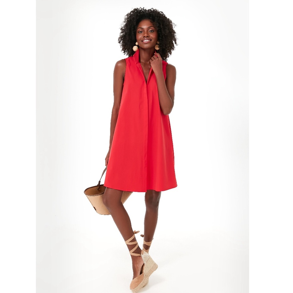 Tuckernuck Poppy Red Sleeveless Charlie Dress